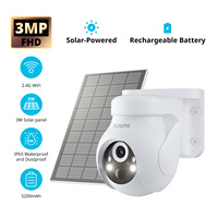 blurams 2K 2.4G Wi-Fi Home Security Camera Outdoor, 360° PTZ Camera Outside with Motion Tracking, Color Night Vision, 2-Way Talk