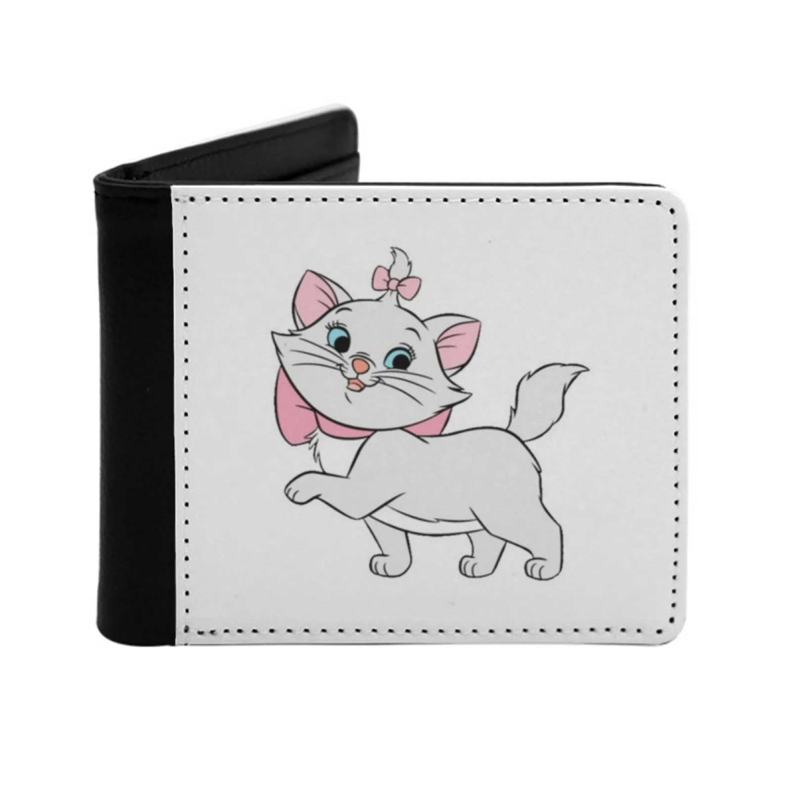 

Marie The Aristocats Cartoon Men Wallets Card Man Wallet Short Purse Bi-Fold Personalized Purses Marie The Aristocats Cartoon