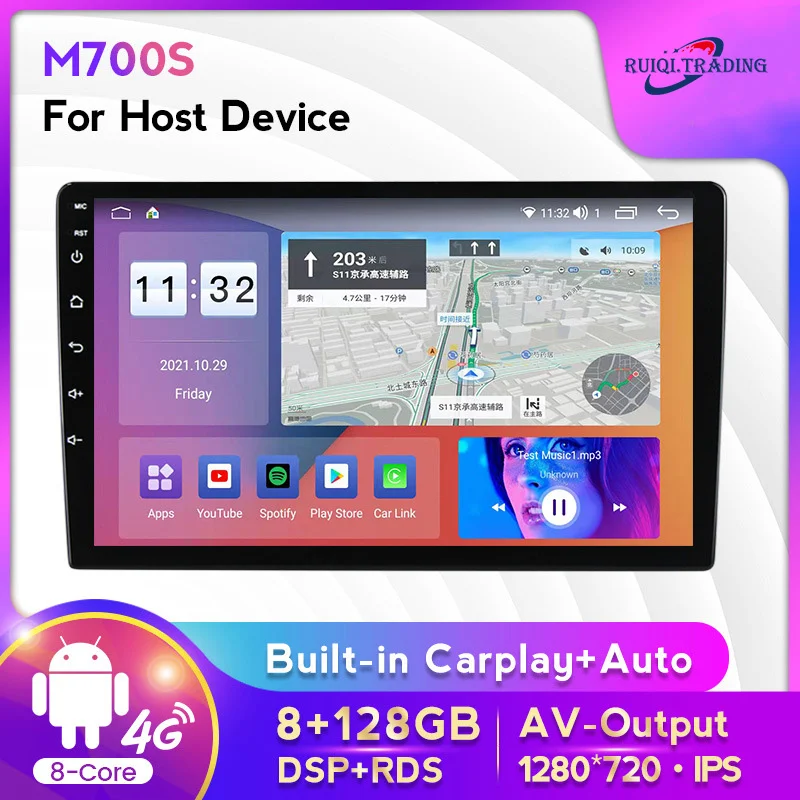 

2 Din Android 11 9 Inch Car Multimedia Video Player 2DIN Stereo Radio GPS Car Multimedia Player for Host Device