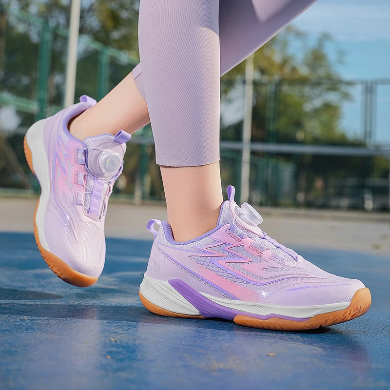 New Children's Badminton Shoes, Girls' Lightweight Tennis Shoes, Middle and Large Children's Anti Slip Training Shoes