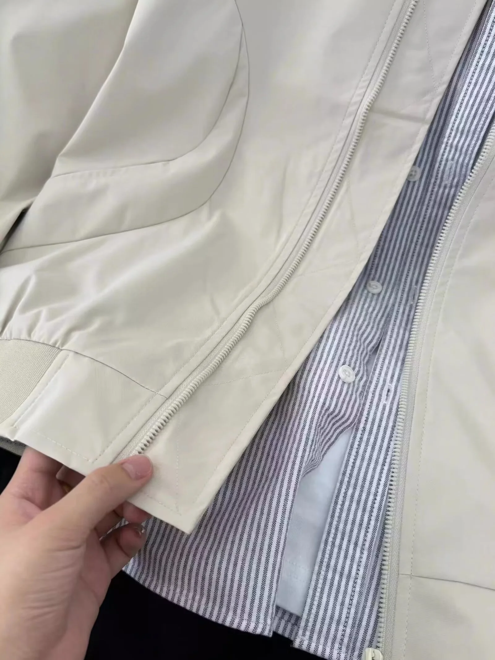 سترة كورية جديدة لعام 2025 مقاومة للماء ومضادة للمطر خفيفة الوزن مع قلنسوة معطف واق من المطر خارجي سترة مضادة للرياح سترة خارجية #6