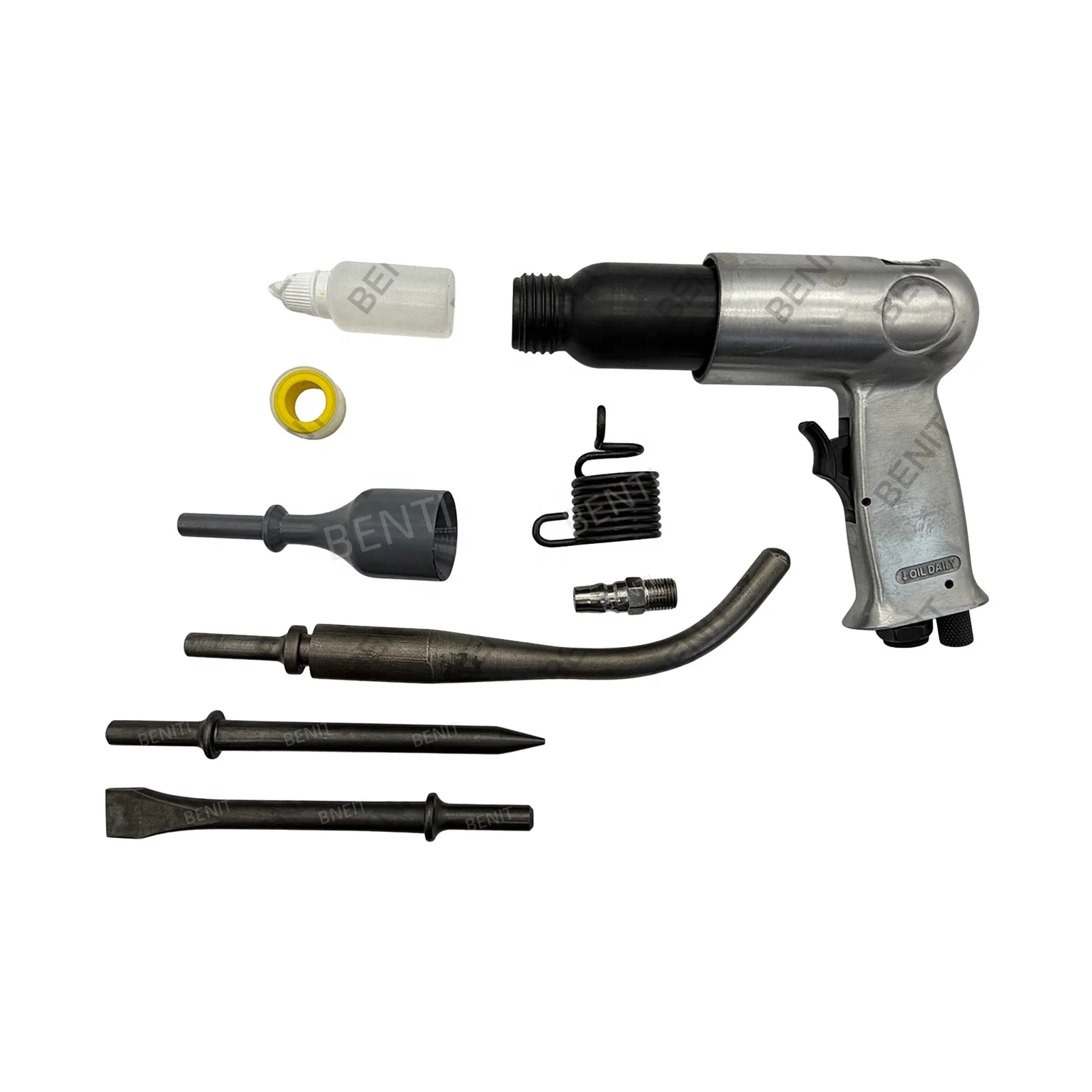 Road Milling PARTS Set 60604 Pneumatic Hammer Set with Driver and Ejector Drift for W200/w1900/w205 Milling Road Construction