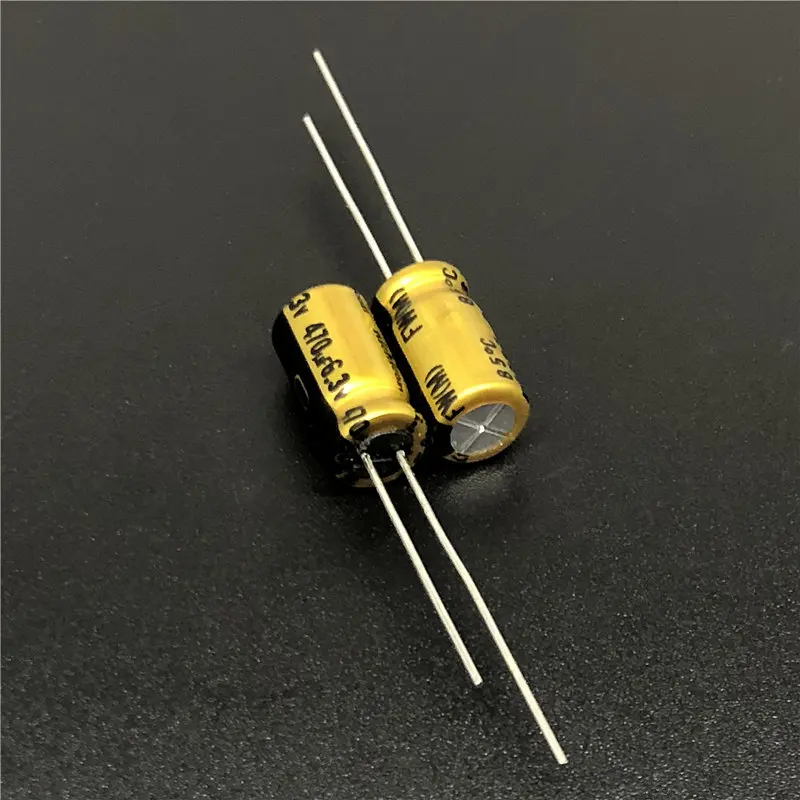 

10pcs 470uF 6.3V NICHICON FW Series 6.3x11mm 6.3V470uF Audio Aluminum Electrolytic Capacitor