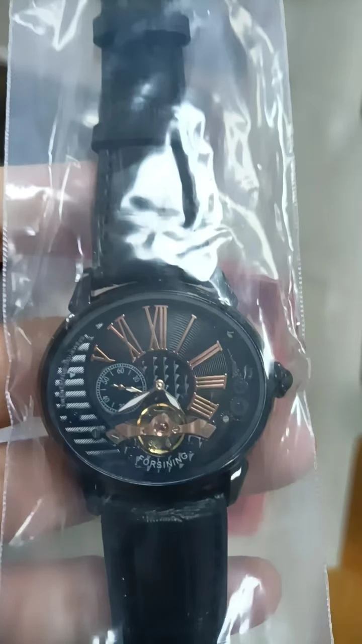 Fashion New Luxury Forsining 8210 Men\'s Watches 3atm Waterproof Famous Designer Brand Automatic Mechanical Flying Tourbillon Men