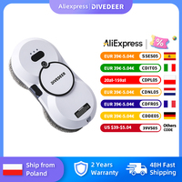 DIVEDEER Window Cleaning Robot Large Suction Spray Electric Anti-fall Remote Control Vacuum Cleaner