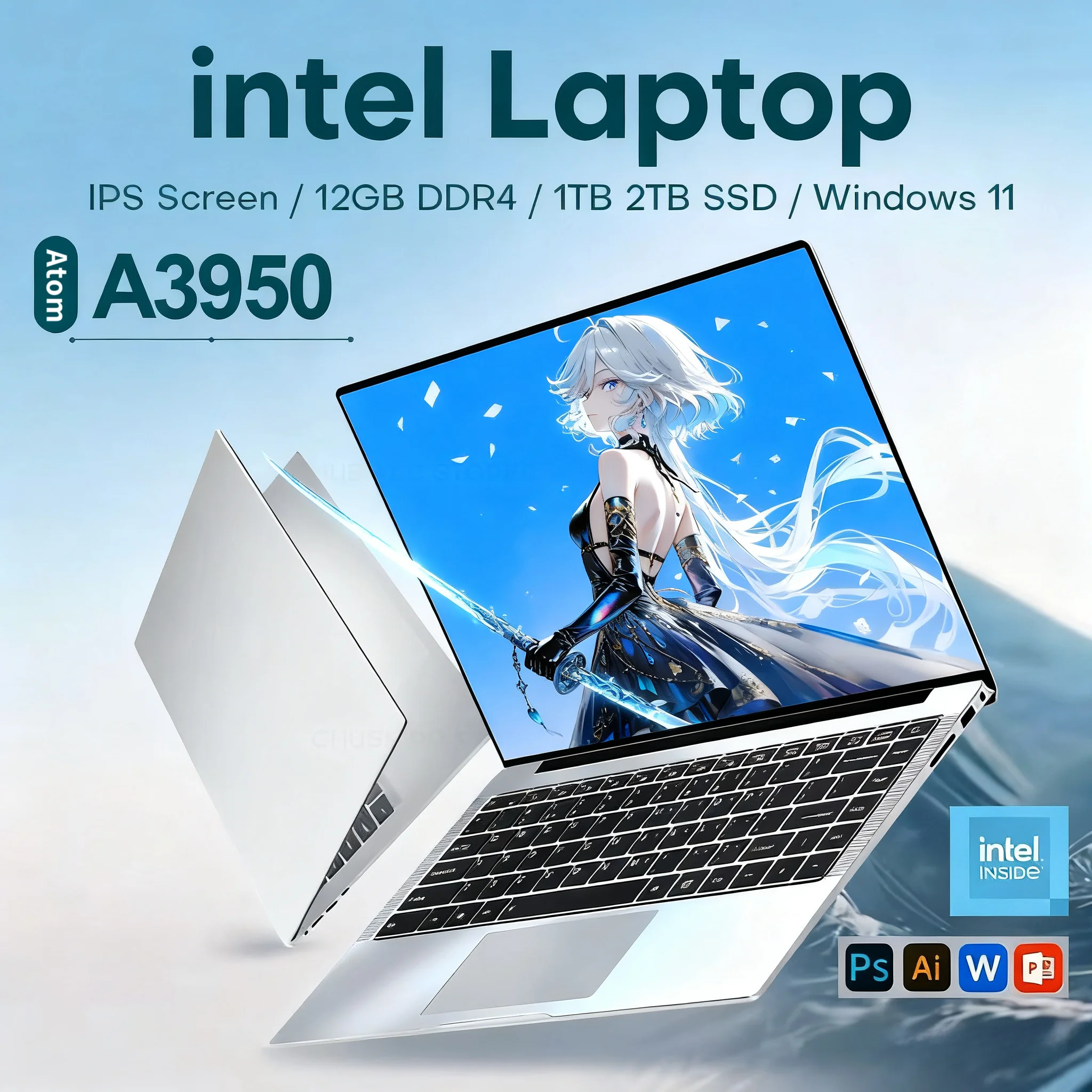 【セール中】ノートパソコン Windows 11 ノートブック 12GB RAM 128GB/256GB/1TB SSD 1920x1080 HD 軽量 ポータブル オフィス 学習用 ノートPC
