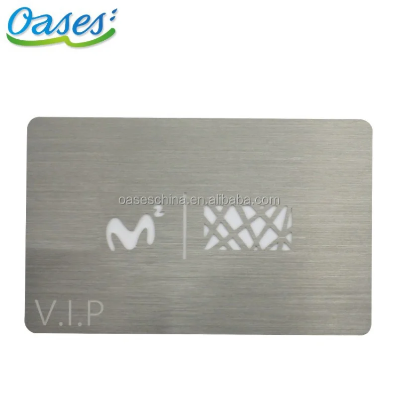 piecesOases steel metal business card from china supplierCustom