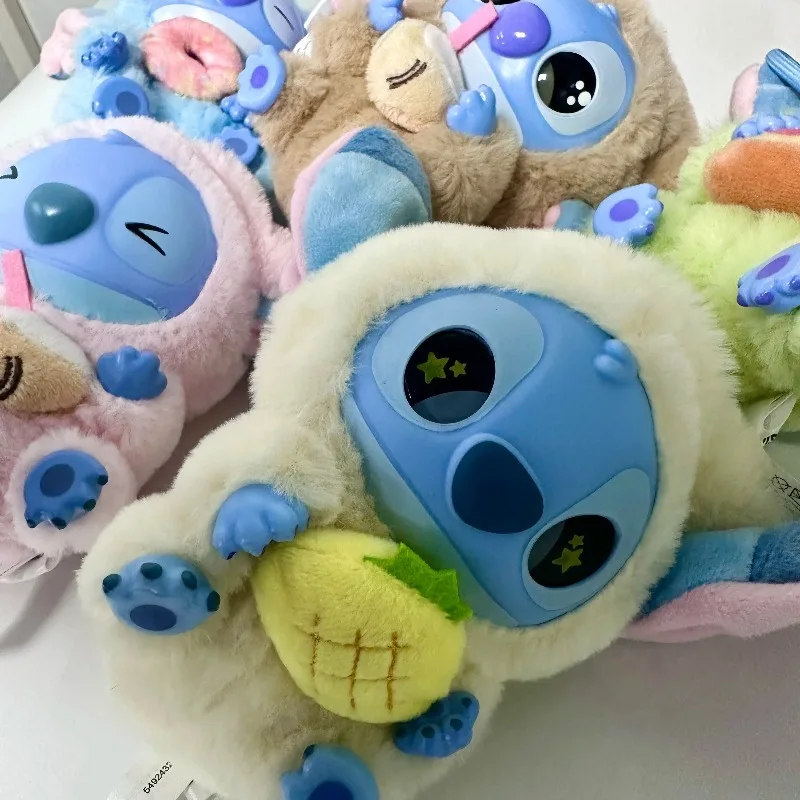 Schönes Design Stitch Eat Some Thing Before Sleep Series Blind Box Bag Gefüllte Puppenanhänger Niedliche flauschige Puppe als Dekorationgeschenk