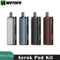 Original Wotofo Aerok Pod Kit 30W 1650mAh Battery 4ml MTL RDL E Cigarette