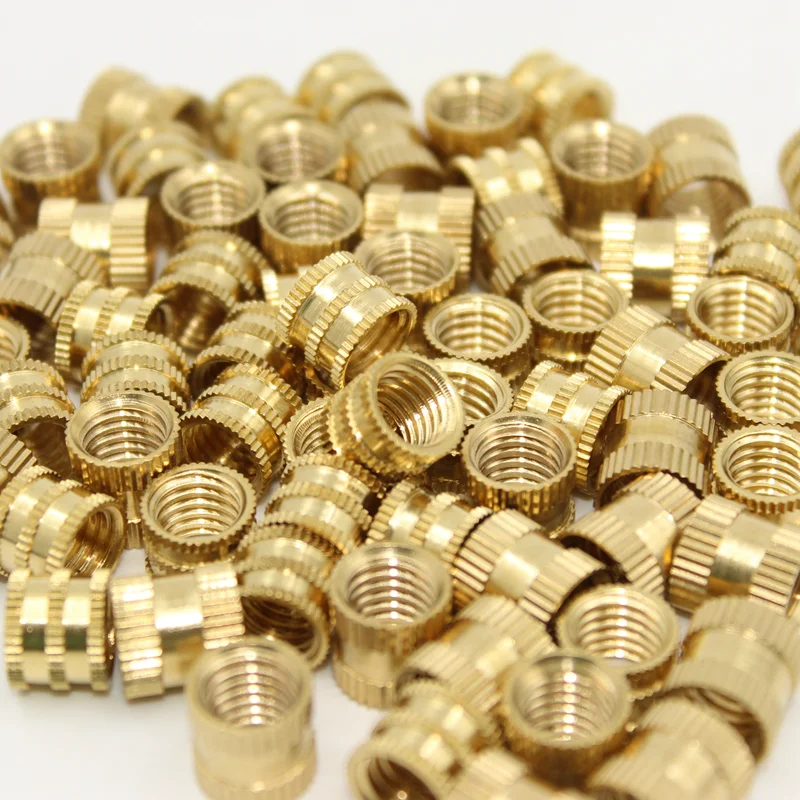 Soldering Iron Tip Brass Insert Nut Heat M2-M10 for 3D Printer Plastic  Copper Hot Melt Knurled Thread Injection Nut Inserts Kit