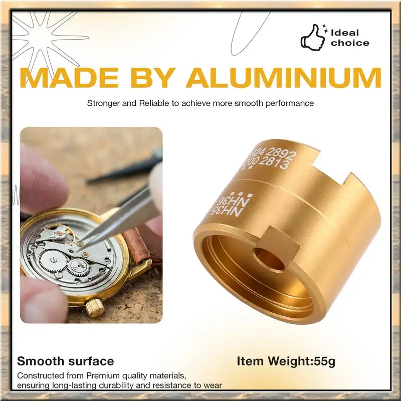 Double-Sided Watch Movement Holder For NH34 NH35 Watch Movement Holder Bracket 2824 2892 NH35 NH36 Holder Jan.