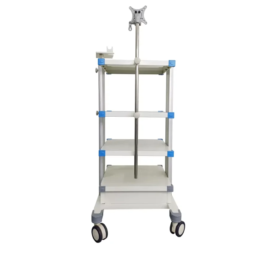 

Factory Price Hospital Clinical Medical Trolley Cart/Tower/Endiscioy Module