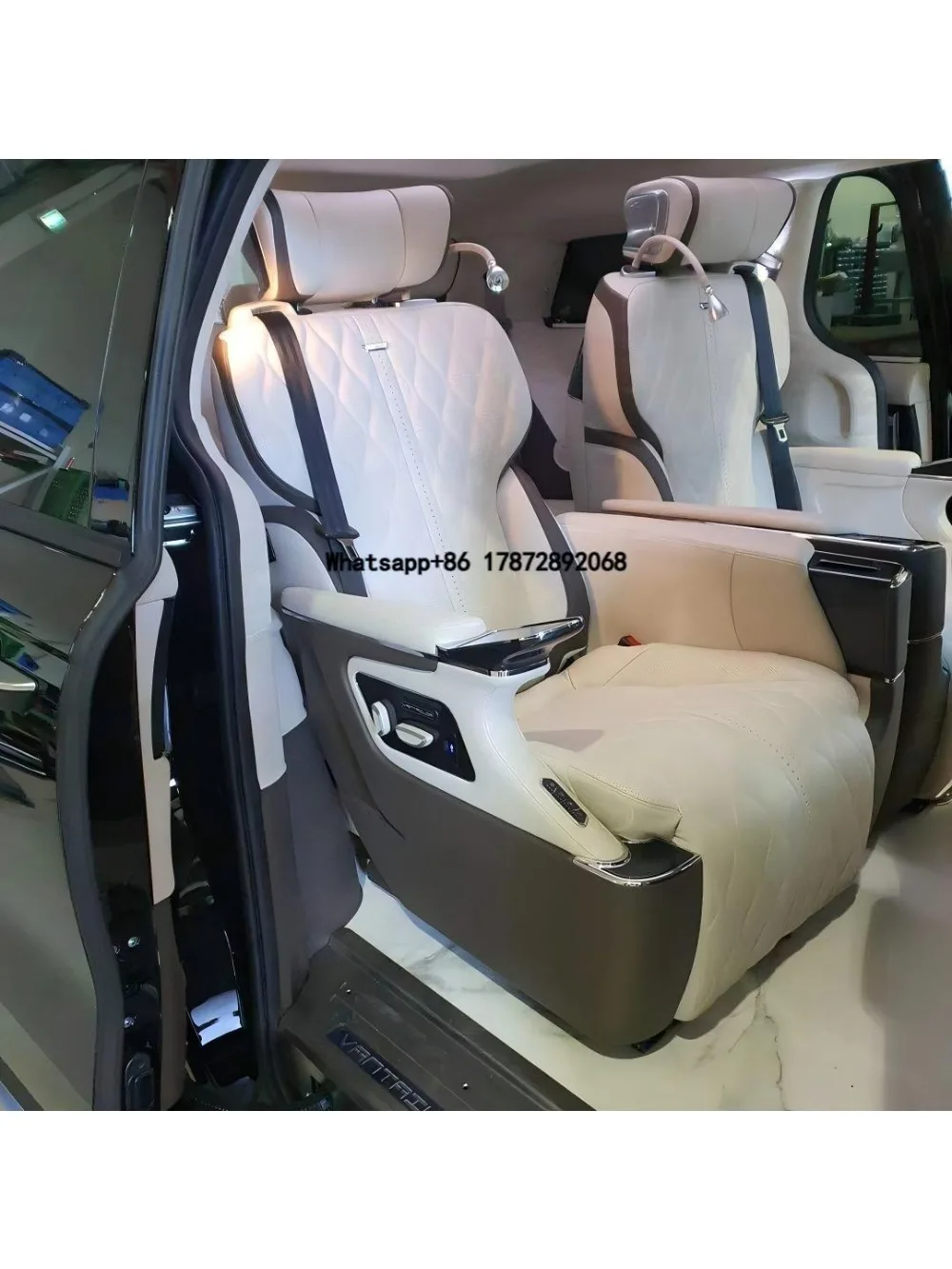New Style Luxury Car Modified Seat with Adjustable Armrest for Kia Carnival Innova Sienna