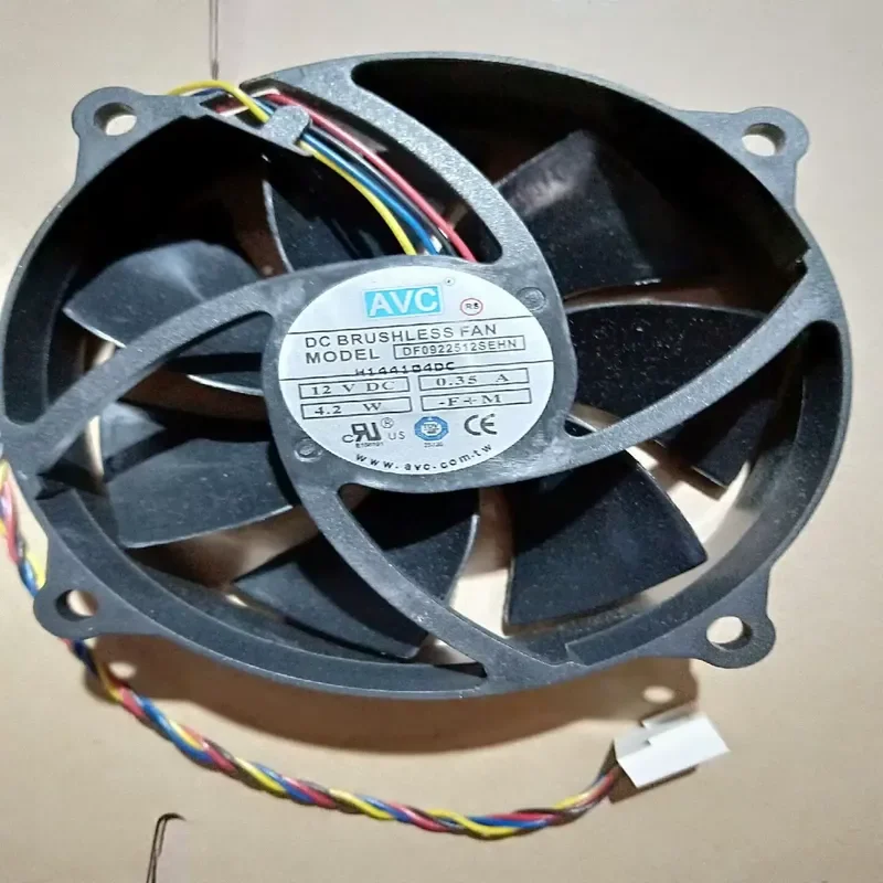 DF0922512SEHN 12V 0.35A 4.20W 9225 9CM DC Chassis Cabinet Cooling Fan for Electronics Enclosures Server Racks Industrial