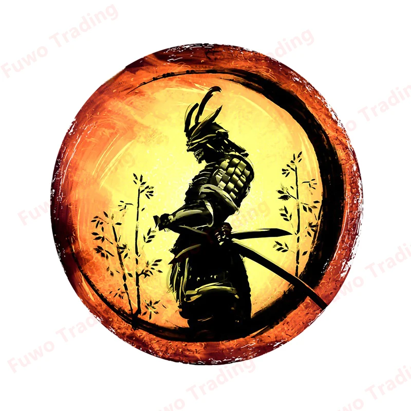 Fashion Cool Car Stickers Samurai Fashion Vinyl Decal Waterproof Window Motorcycle Camper Bumper Truck Laptop Decoration PVC