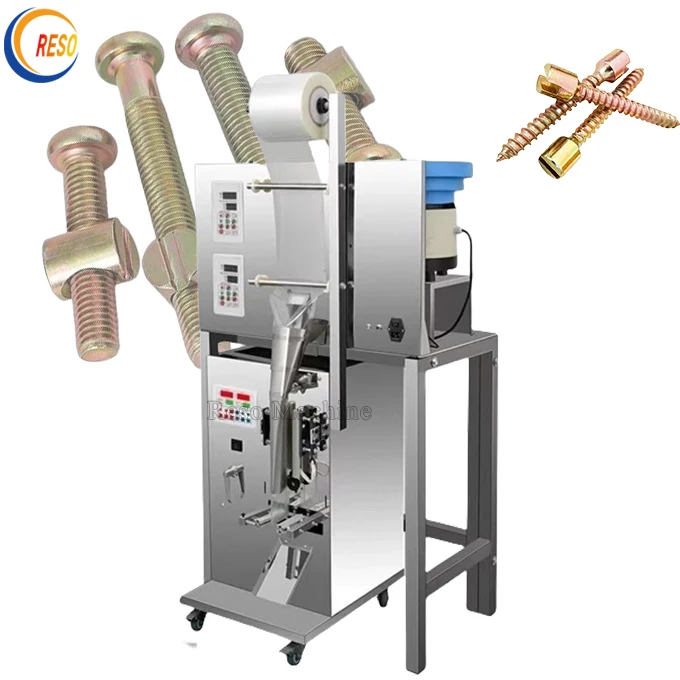 Vertical Hardware Screw Counting Packaging Machine With Multihead Weigher 14 Heads 3l Or 5l 3kg For Bolt, Nuts And Screws