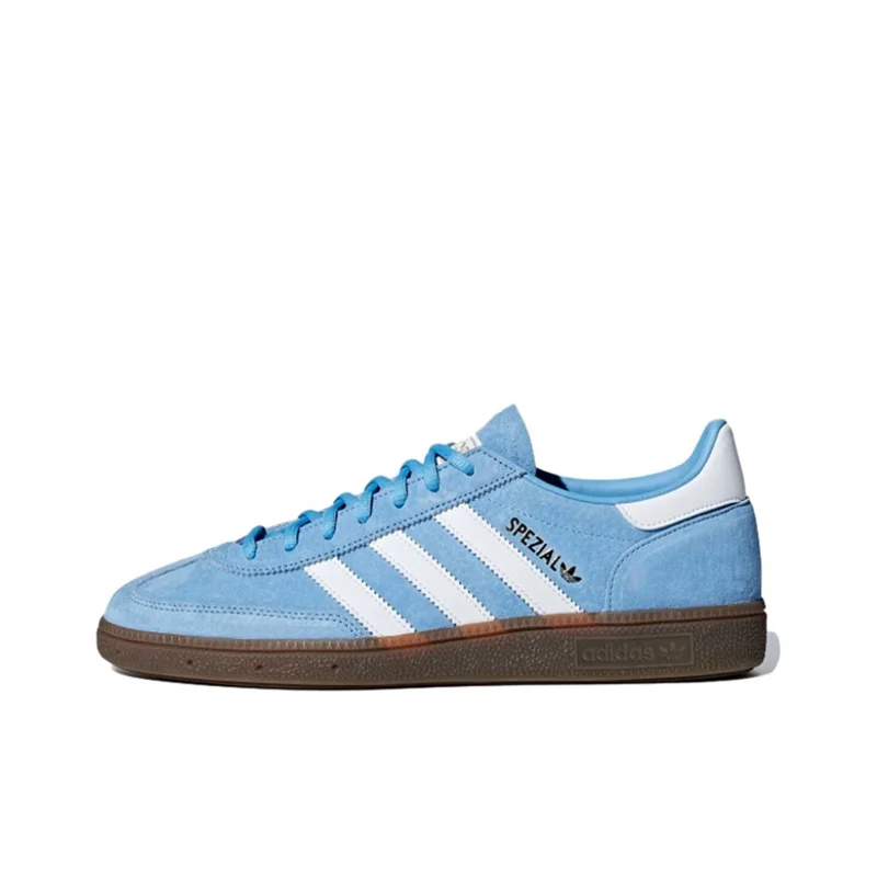 Adidas Originals Handball Spezial Męskie i damskie buty na deskorolkę Antypoślizgowe, odporne na zużycie buty rekreacyjne z niską cholewką Biały