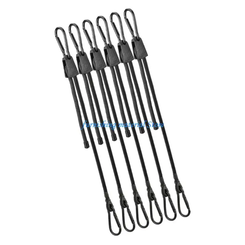 Y5GD Strong Flexible Spring Rope With Truck Fasteners 48Inch Flexible Secure Belt