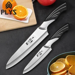 Steel handle kitchen knife, sushi non-stick salmon chef knife, home kitchen sharp multi-purpose fruit knife, kitchen accessories