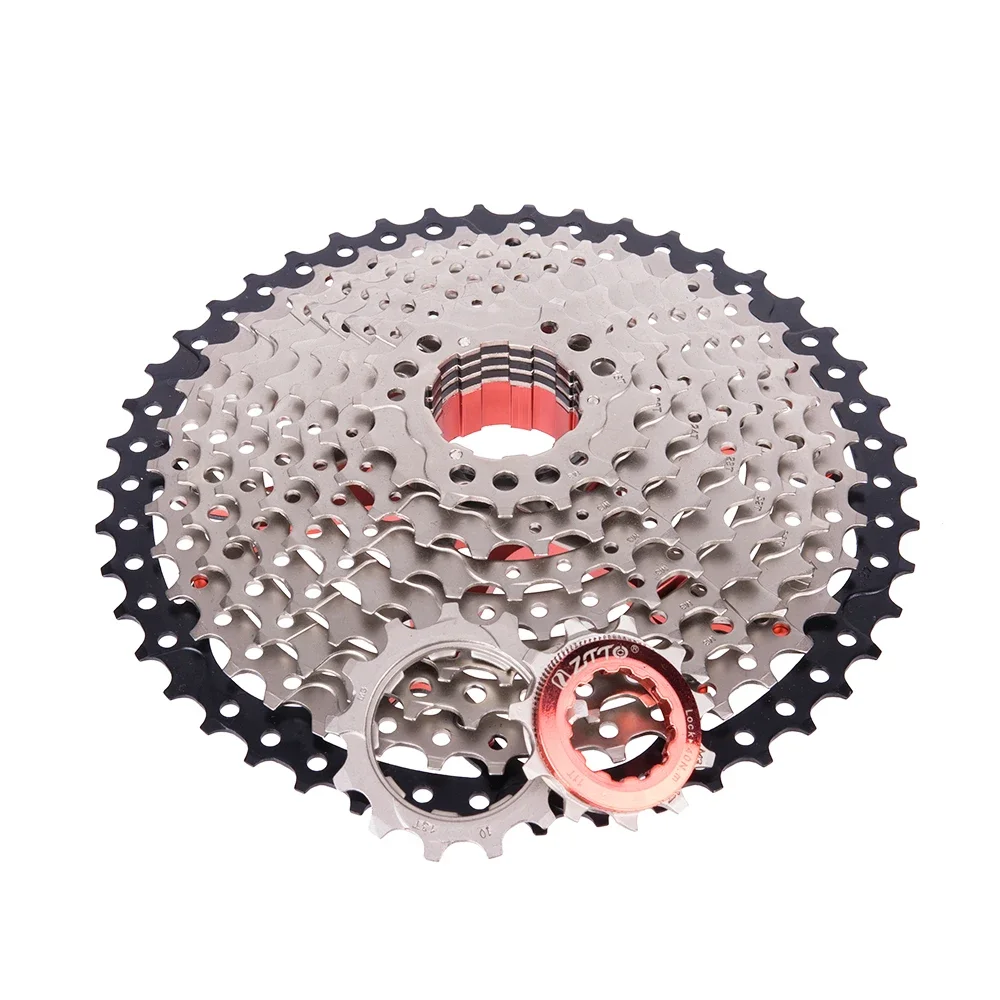 ZTTO MTB Bike 10 Speed 11-50T Cassette 10s 11-36T 11-42T 11-46T Sprocket Mountain Bicycle Freewheel 11-32T 10V K7 HG System