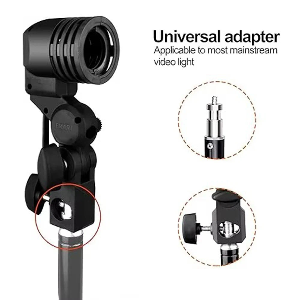 전구 스탠드 2M, E27 AC 소켓과 우산형 램프 홀더, 식물 조명 스탠드, 사진 비디오 스튜디오용 사진 조명 마운트