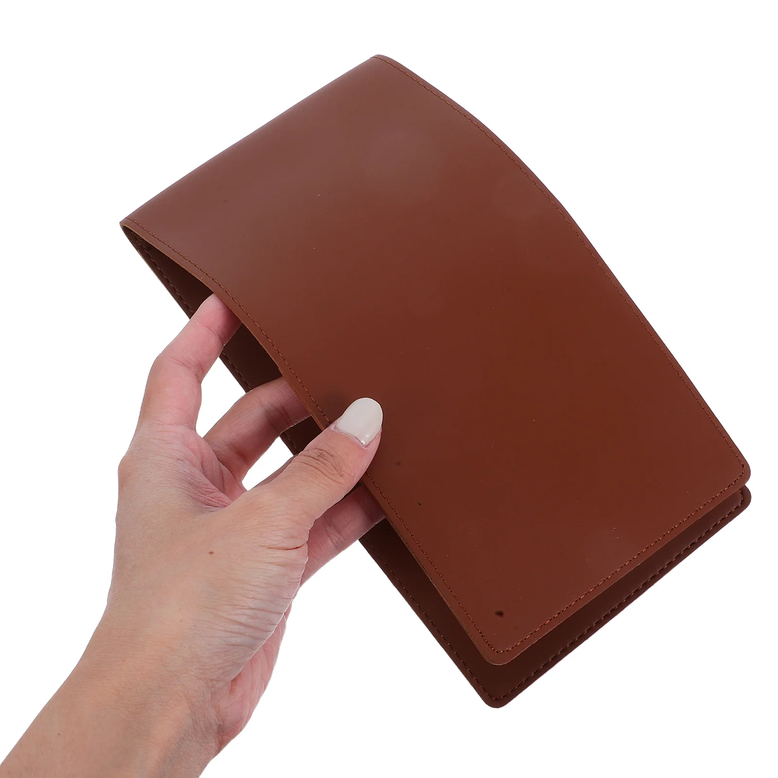 

Score Book Brown Faux Cover Durable Compact Portable Design For Outdoor Sports Golf Baseball Softball Tracking Divider