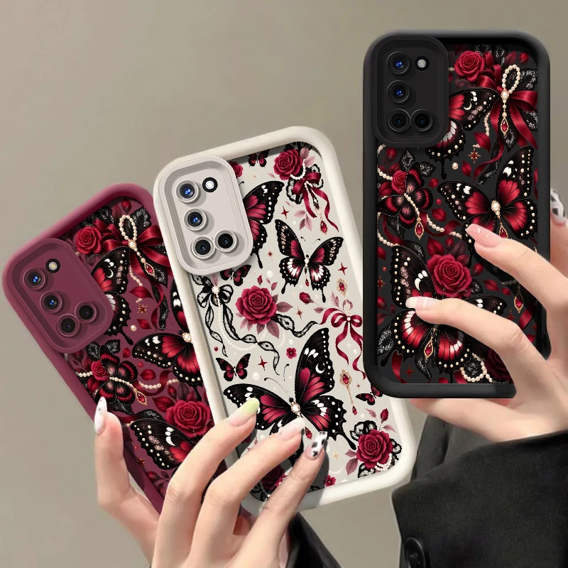 Flower Cute Butterfly Print Phone Case For Moto E40 E32s E30 E22i E15 E14 E13 Soft Silicone Anti Scratch Protective Cover covers
