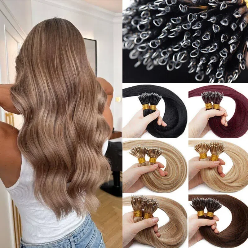 human-remy-hair-nano-ring-weft-26inch-straight-p4-27-1b-boost-volume-style-change-office-professional-wholesale