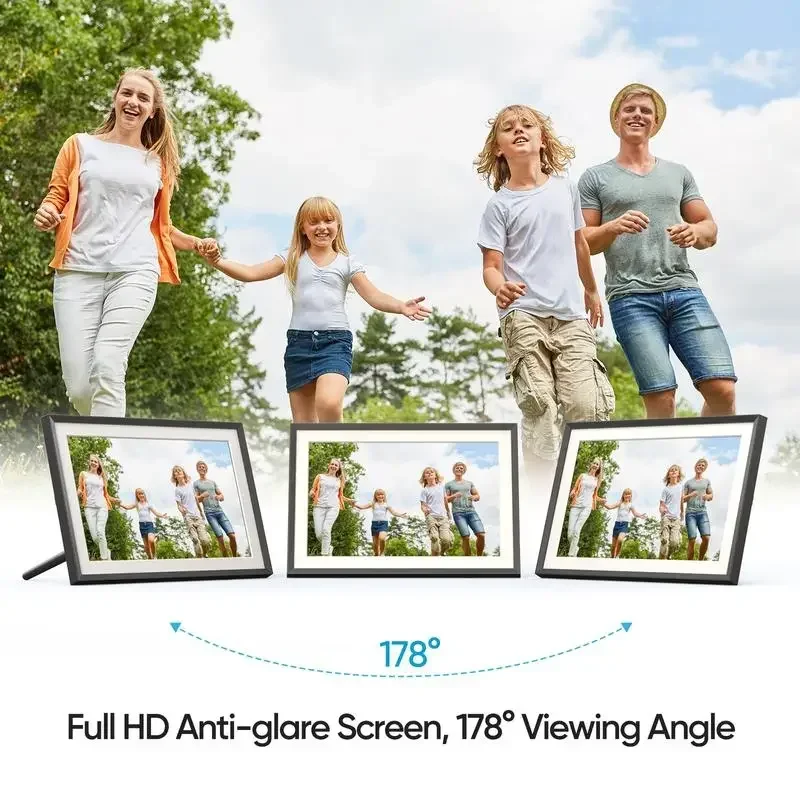 ARZOPA WiFi Digital Photo Frame 10.1 Inch IPS Touchscreen Electronic Photo Frame with 32GB Frameo Digital Picture Frames