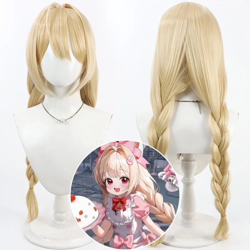 

Парик для косплея Kloster, реквизит для Хэллоуина, карнавала, синтетические волосы, термостойкое волокно + шапочка для парика