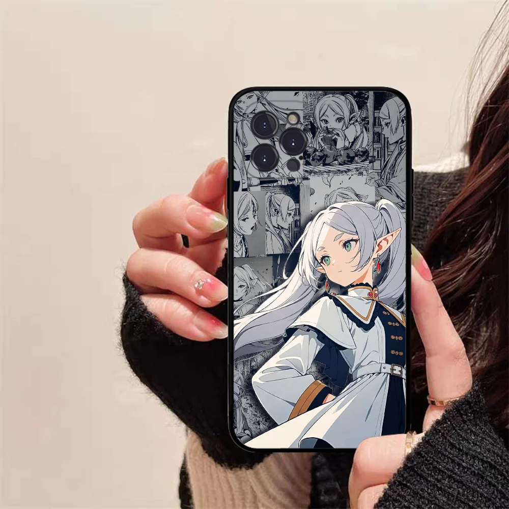 Anime Frieren Beyond Journeys End Phone Case For IPhone 15 8 7 6 6S Plus X SE 2020 XR XS 14 11 12 13 Mini Pro Max Mobile Case