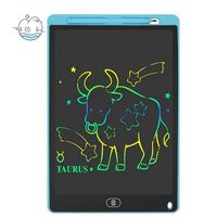AED6-12 Inch K Model Lcd Handwriting Board Color Drawing Doodle Eye Protection Writing Board Color Screen,Light Blue About 284X1