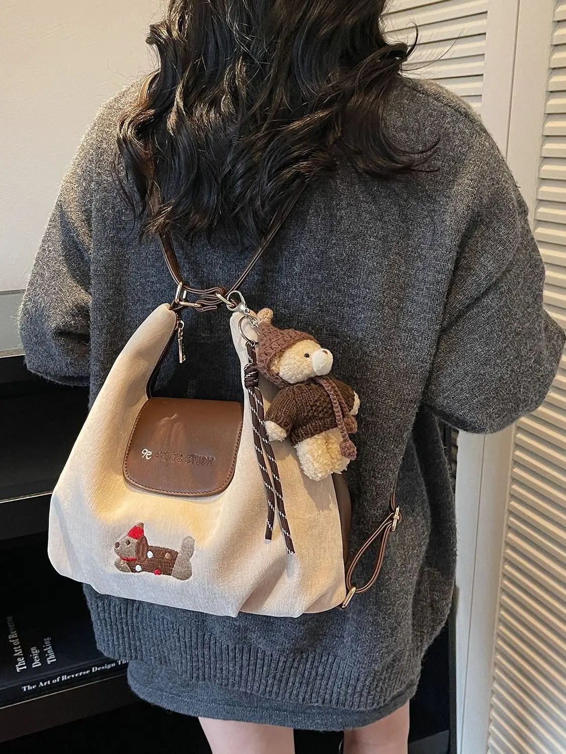 trendy-minimalist-large-capacity-double-shoulder-tote-bag-women's-2025-new-fashion-commuting-one-bag-three-back-single-should