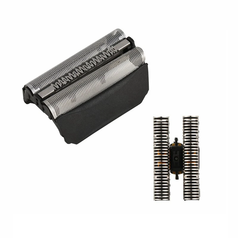 Lámina y hoja de afeitadora 51B, activador completo para Braun serie 5, Contourpro, serie 8000, compatible con WF1S, WF2S, 530, 550, 590, 5760, 5758