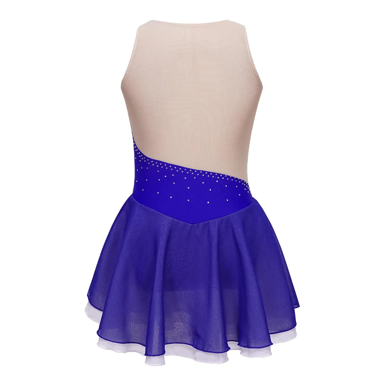 Traje de baño de gimnasia para niñas, leotardo de Ballet brillante, tutú de bailarina, vestido de baile, patinaje sobre hielo, ropa de Ballet