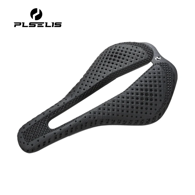 

PLSELIS 3D-Printed Carbon Saddle: Road/MTB, Hollow, Breathable, Comfort