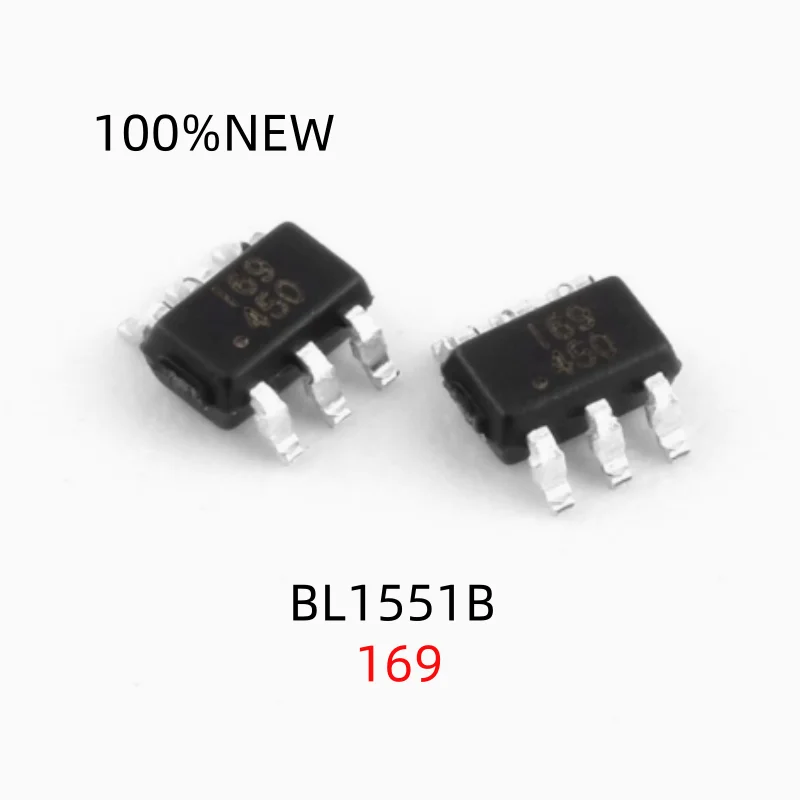 (100 Pieces) 100% New Bl1551B Silk Screen 169 Package Sc-70-6 Single Pole Double Throw Analog Switch Chip