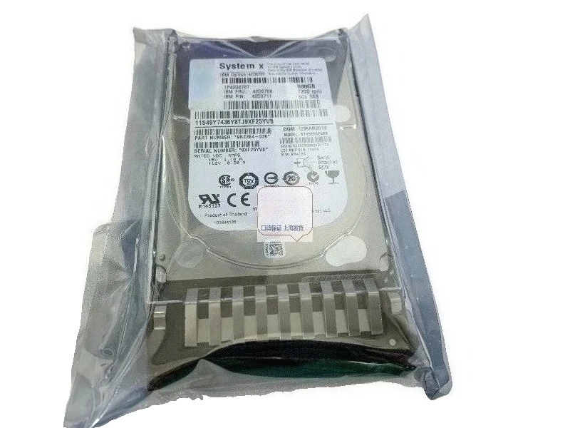 

Used 42D0707 42D0708 500GB 7.2K 2.5 SAS 6G disassembly machine