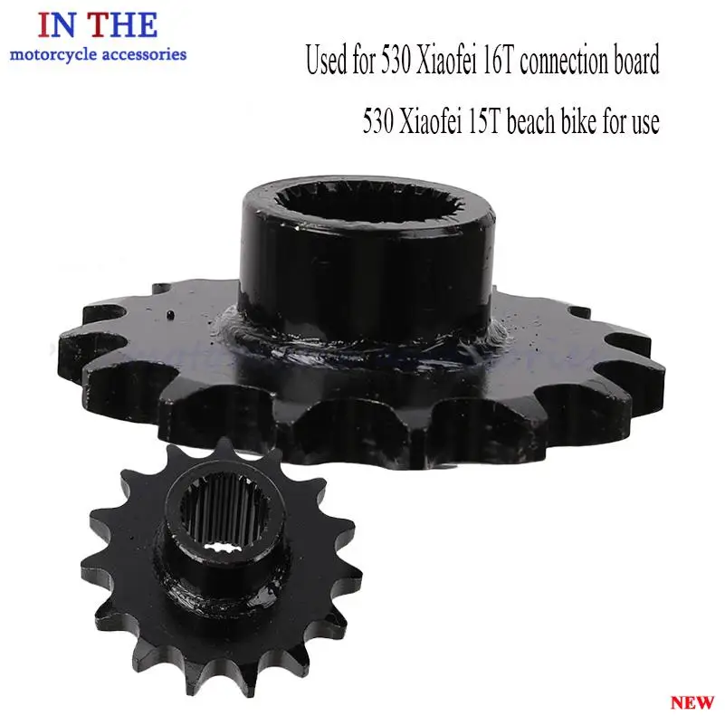 

Front 530 Chain Sprocket Cog 24T Gear 15T 16T Teeth For GY6 125cc 150cc 200cc 250cc ATV Go Kart UTV Buggy Quad Bike Part