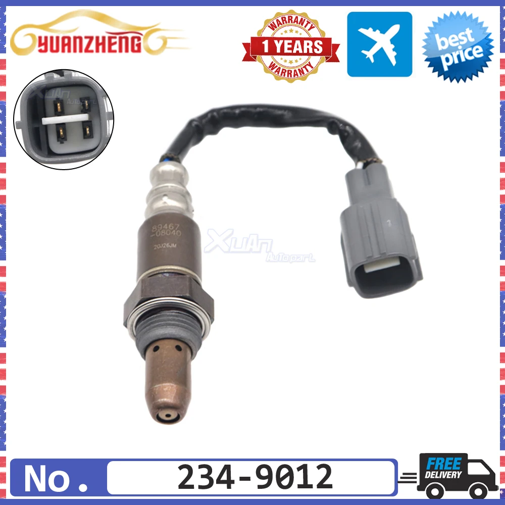 NEW Car Upstream Rear Air Fuel Ratio Oxygen O2 Lambda Sensor 89467-08040 For TOYOTA SIENNA 2004-2010 234-9012