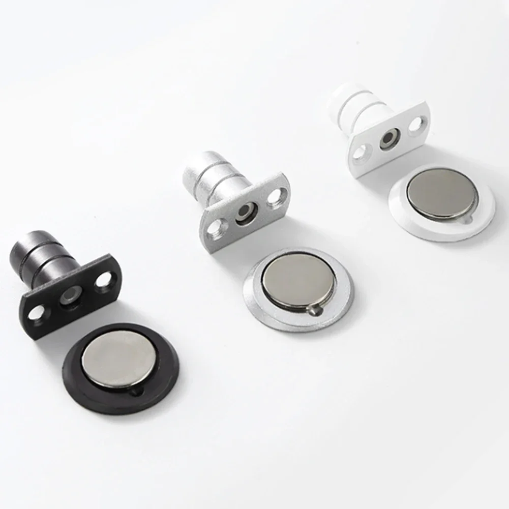 Topes de puerta soporte de puerta de alta resistencia Tope de puerta Invisible magnético Hardware de puerta Topes de puerta con tornillos Tope de puerta amortiguador silencioso