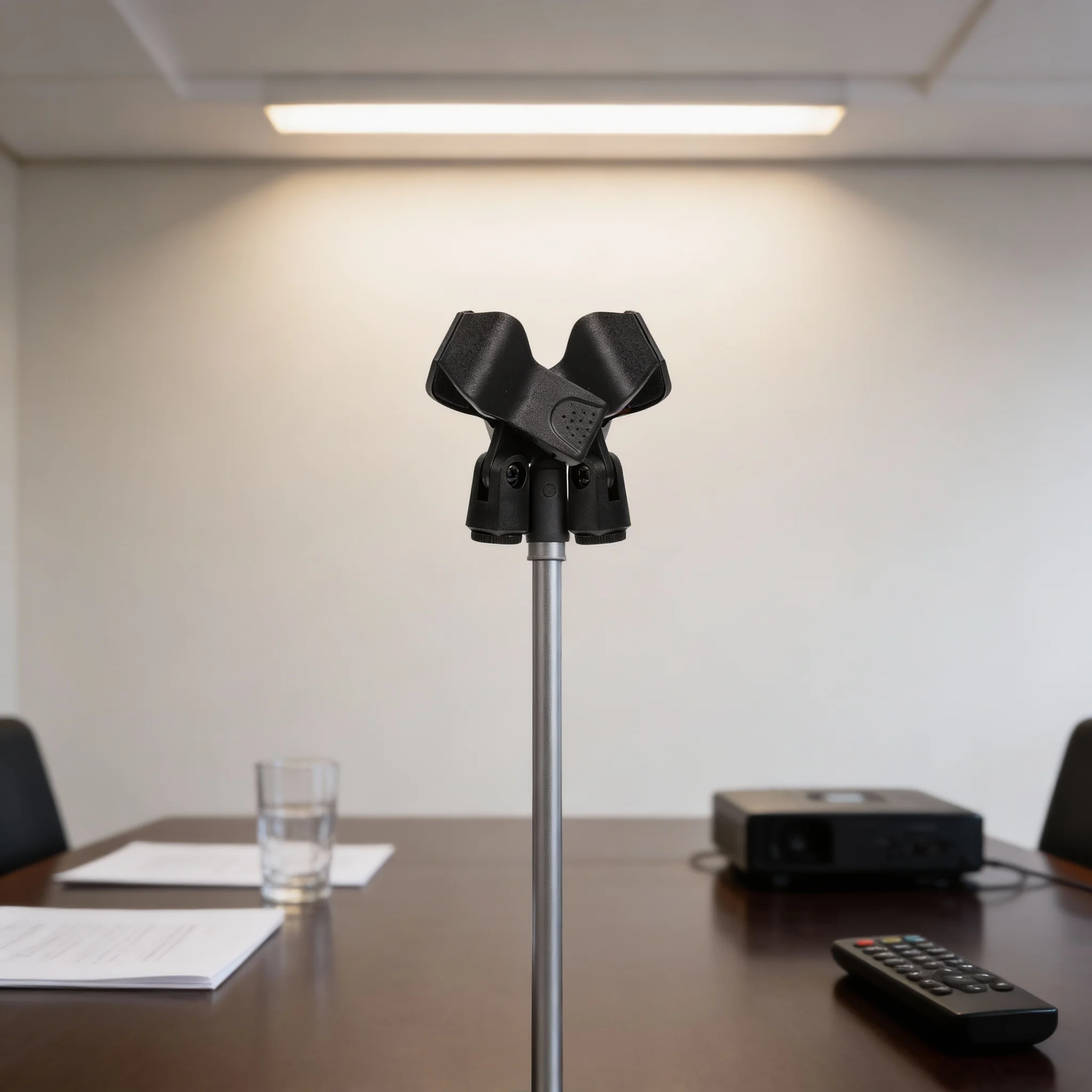 

Durable Plastic Mic Clip Lightweight Holder for Microphone Adjustable Clamp Lapel Replacement