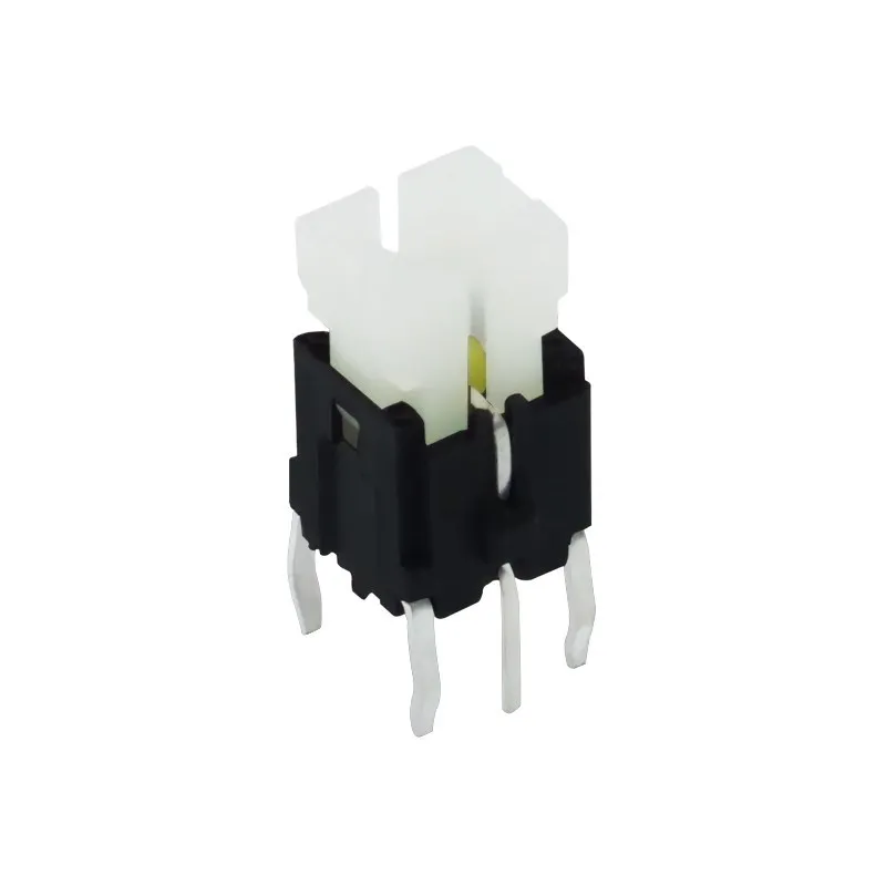 10pcs TS-H006 With Light Tact Switch LED 6-Pin Vertical Plug-in illuminated Button Switch 6*6*11