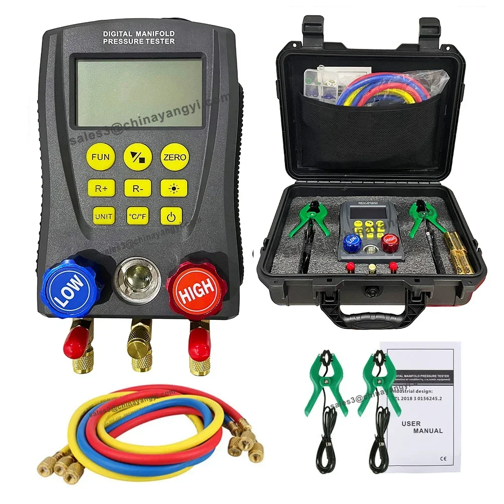 

2025/Vacuum Pressure Leakage Temperature Tester Digital Manifold Pressure Gauge Meter