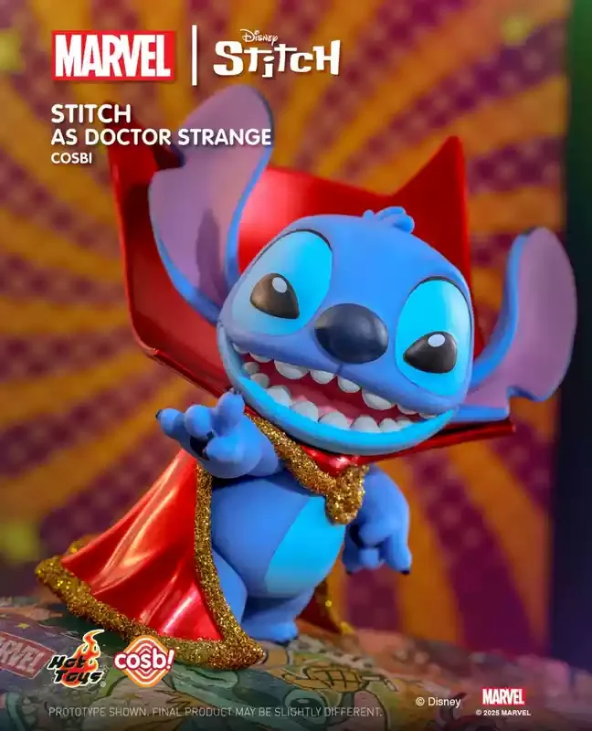 New Genuine Hottoys Marvel Stitch Cosbi Series Blind Box Kawaii