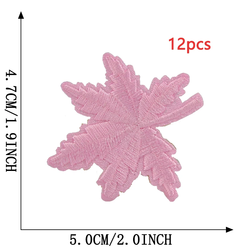 12 stücke Eisen Auf Patches Für Kleidung Maple Leaf Lot Groß Gestickte Nähen Mix Pack Parches Termoadhesivos Ropa Mochila Applique Diy – Detail 9