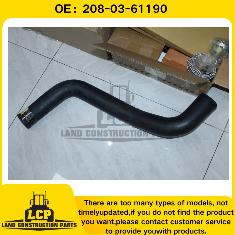 Lower Water Hose 208-03-61190 For PC400-6 PC450-6 PW400MH-6 Excavator