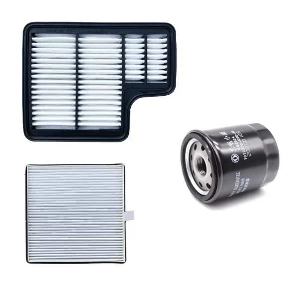 

3pcs/set Air Filter Air Conditioner Cabin Filter Oil Filter for Dongfeng Fengguang Fengon Glory 580 1.5T 1.8L