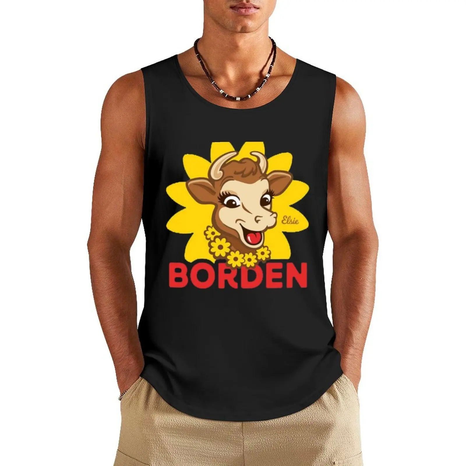 

Borden Dairy Milk Tank Top plain t-shirt t-shirt for man gym clothes man fitness