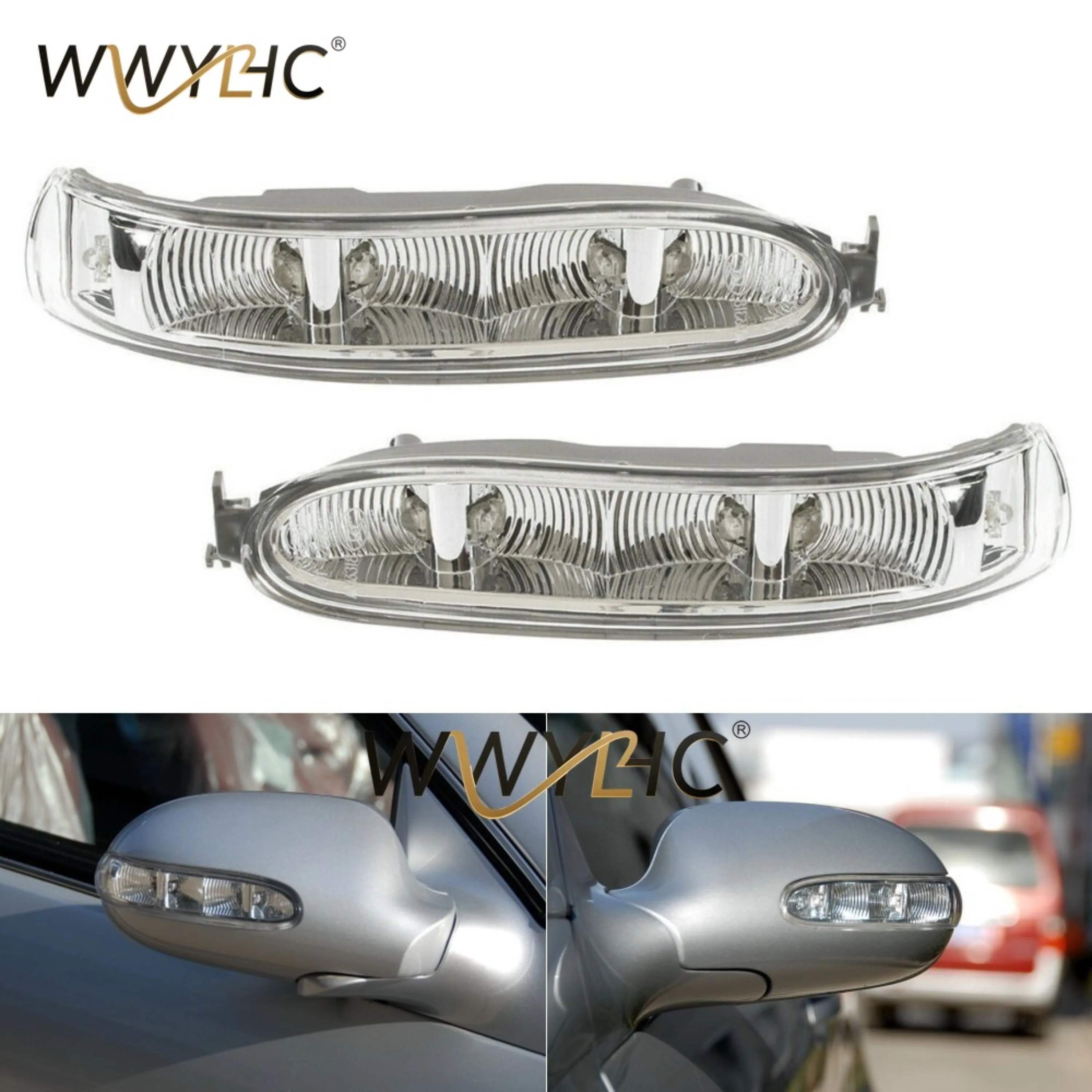 Suitable for  W209 CLK 02-09 Rear View Mirror LED Steering Signal Side Light